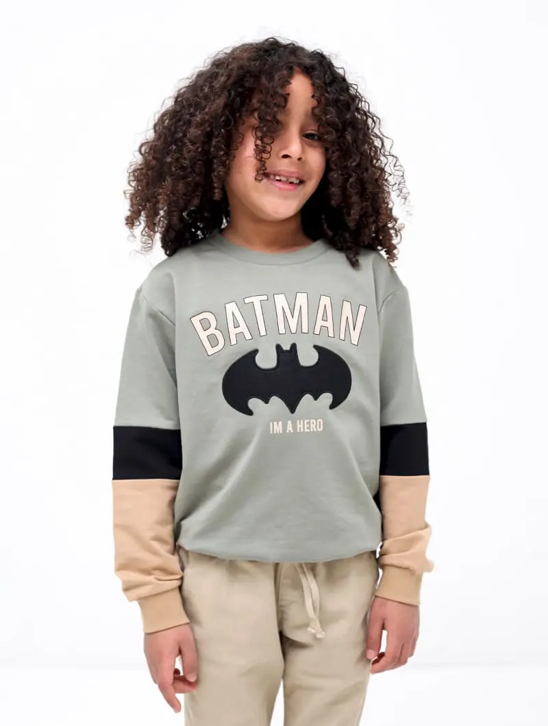 Sweat garçon imprimé Batman